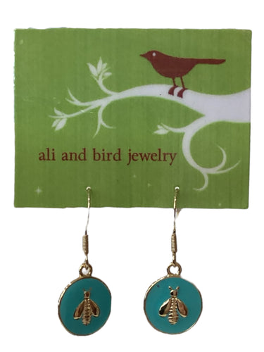 Bee Earrings - Gold