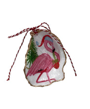 Orament Holiday - Flamingo w/ball ornament