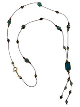 19" Rectangle Tassel Necklace