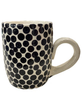 Small Polka Dot Mug - Black & White