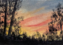 Dusk - Mini Painting with Easel