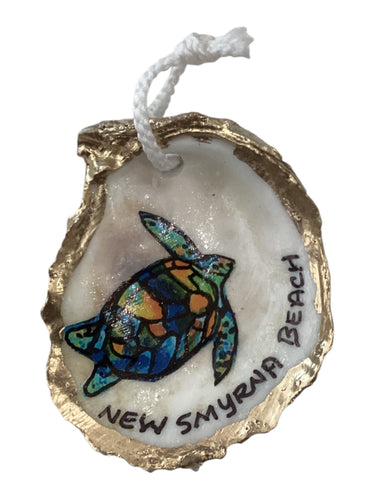 Blue Turtle Ornament