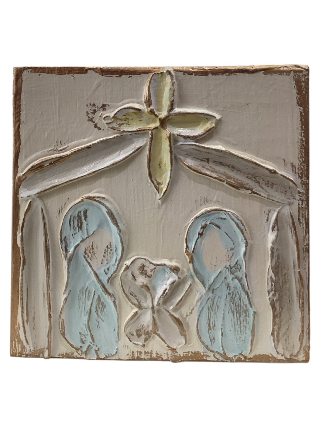 Small Nativity Scene - Cream