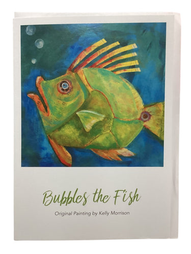 Notecard - Bubbles the Fish