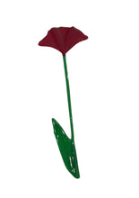 Single Stem Flower Suncatcher - Garnet