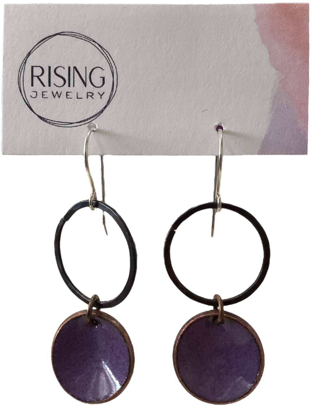 Penny Patina Revolve Earrings - Medium - Verbena