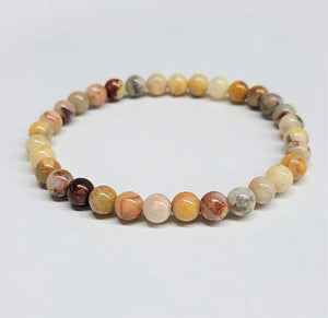 Crazy Agate Bracelet - 6mm