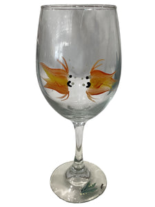 Stemmed Wine Glass - Fish