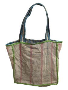 Kantha Pocket Tote Bag