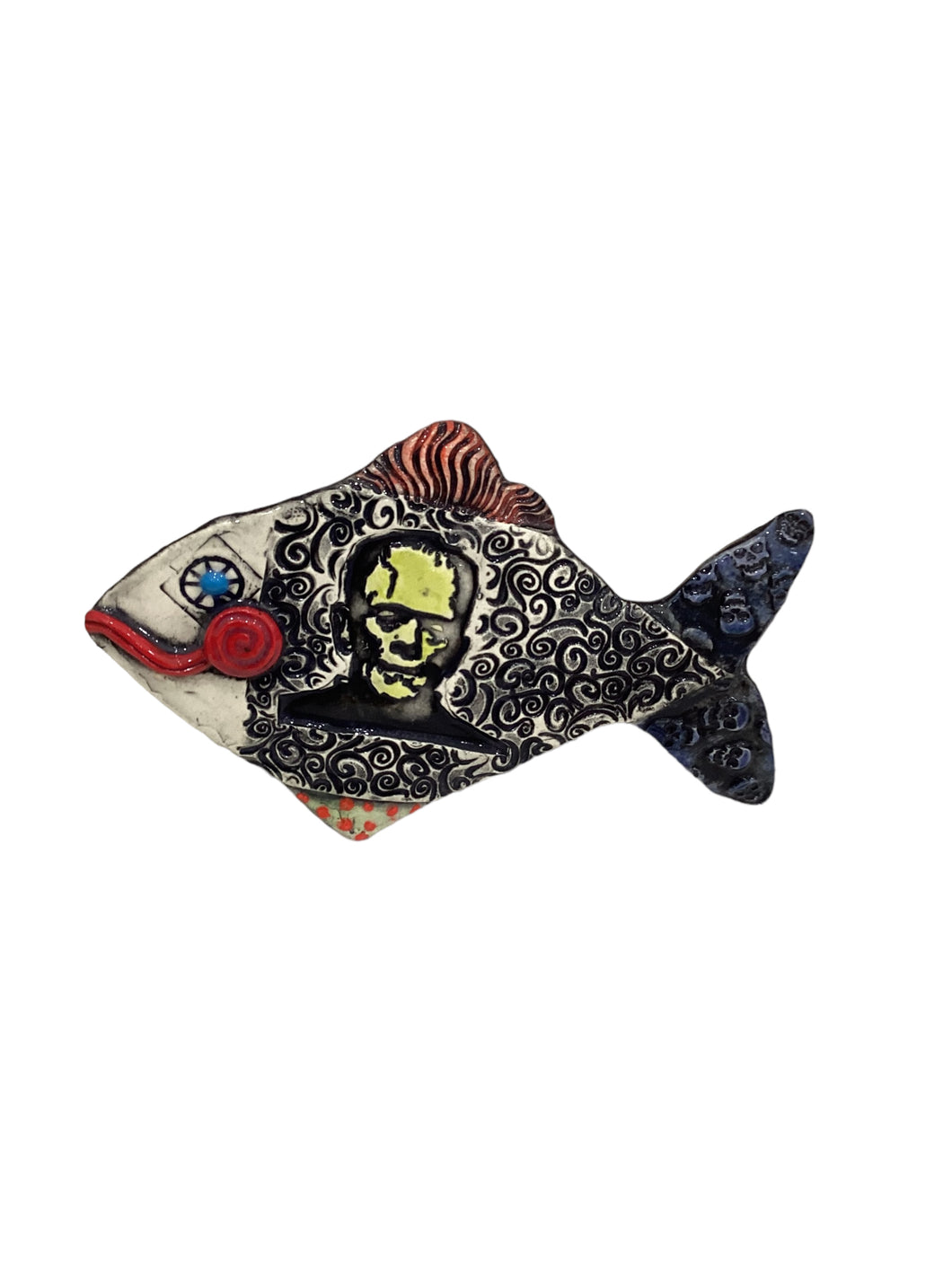 Ceramic Fish - Frankenstein