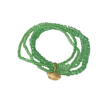 Set of 4 - Crystal bracelets w/charm