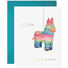 Piñata Birthday Greeting Card Boom