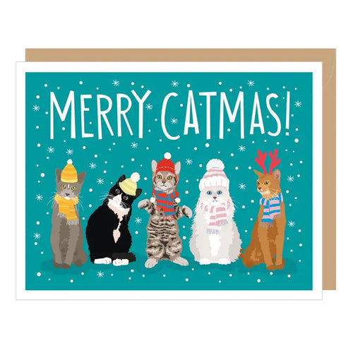Merry Catmas Christmas Card