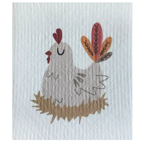 Swedish Dishcloth -  Chicken On Nest