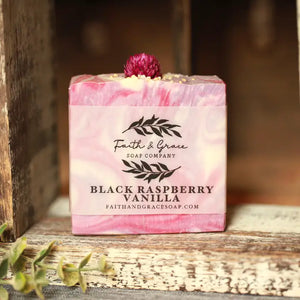 Black Raspberry Vanilla Bar Soap