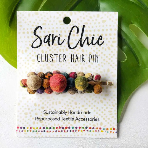 Kantha Cluster Hair Pins