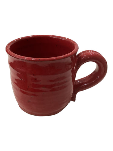 Handmade Pottery Mug - Red
