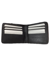 Men's Bifold Leather Patch Wallet- Upcycled!