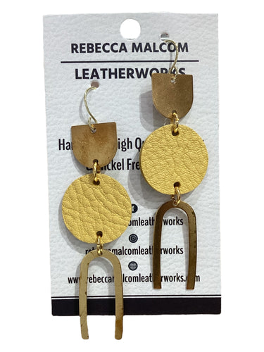 Squid Earrings - Yellow