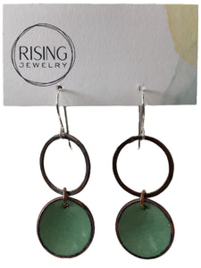 Penny Patina Revolve Earrings - Medium - Primavera