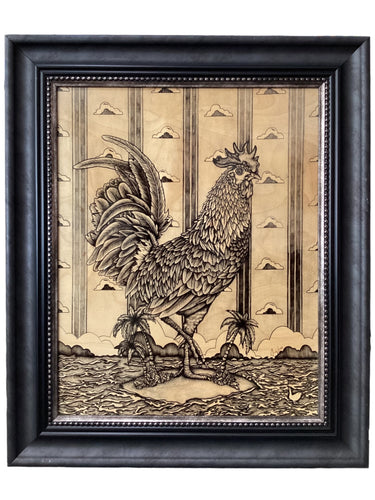 Gypsy Rooster - Black Frame