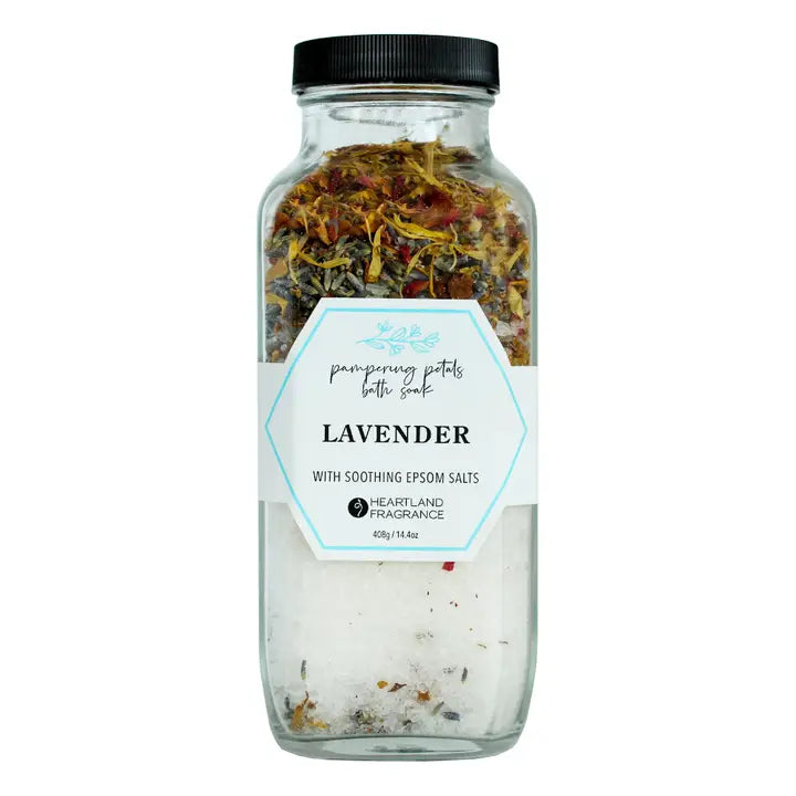 Pampering Petals Lavender Soaking Salts