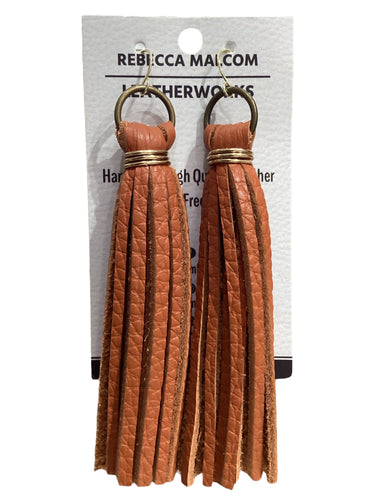 Tassel Earrings - Orange