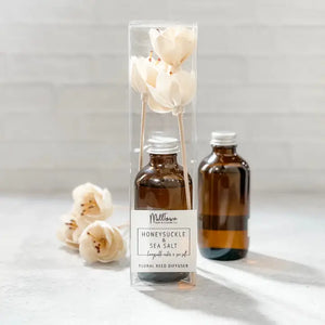 Honeysuckle & Sea Salt Floral Reed Diffuser