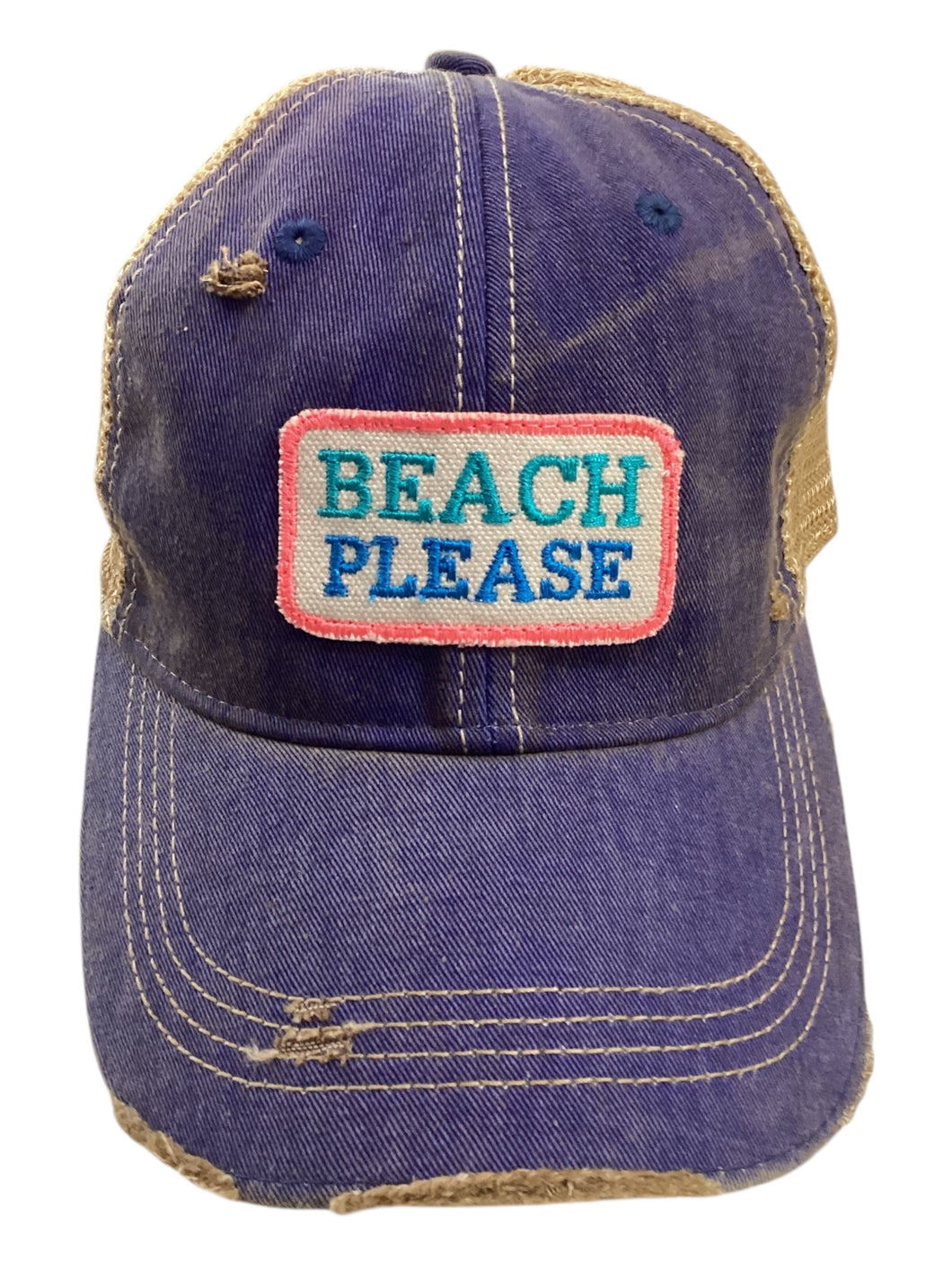 Beach Please Hat - Royal