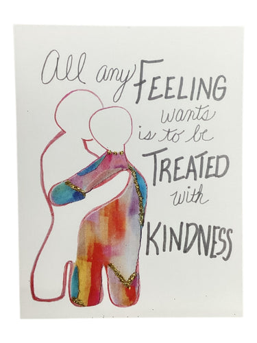 Notecard - Treated with Kindness