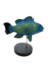 Blue Fish w/ Black Tail - Large Stand