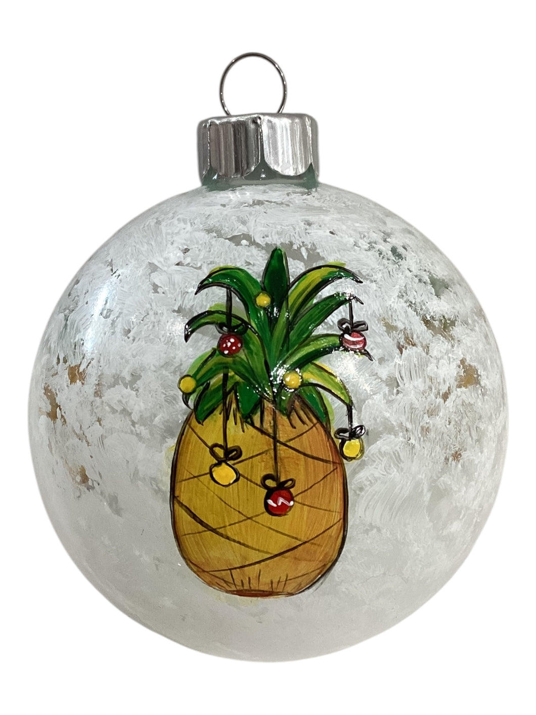 Glass Ball Ornaments with Gift Box - Pineapple