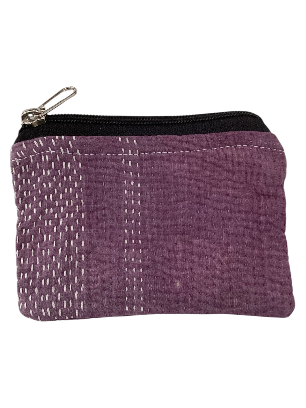 Kantha Zipper Pouch Bag - Small