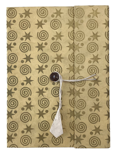 Large Hardcover Journal with Tie