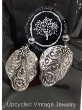 Silverplate Knife Handle Earrings