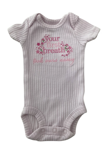 Preemie - Your First Breath Took Ours Away - Pink