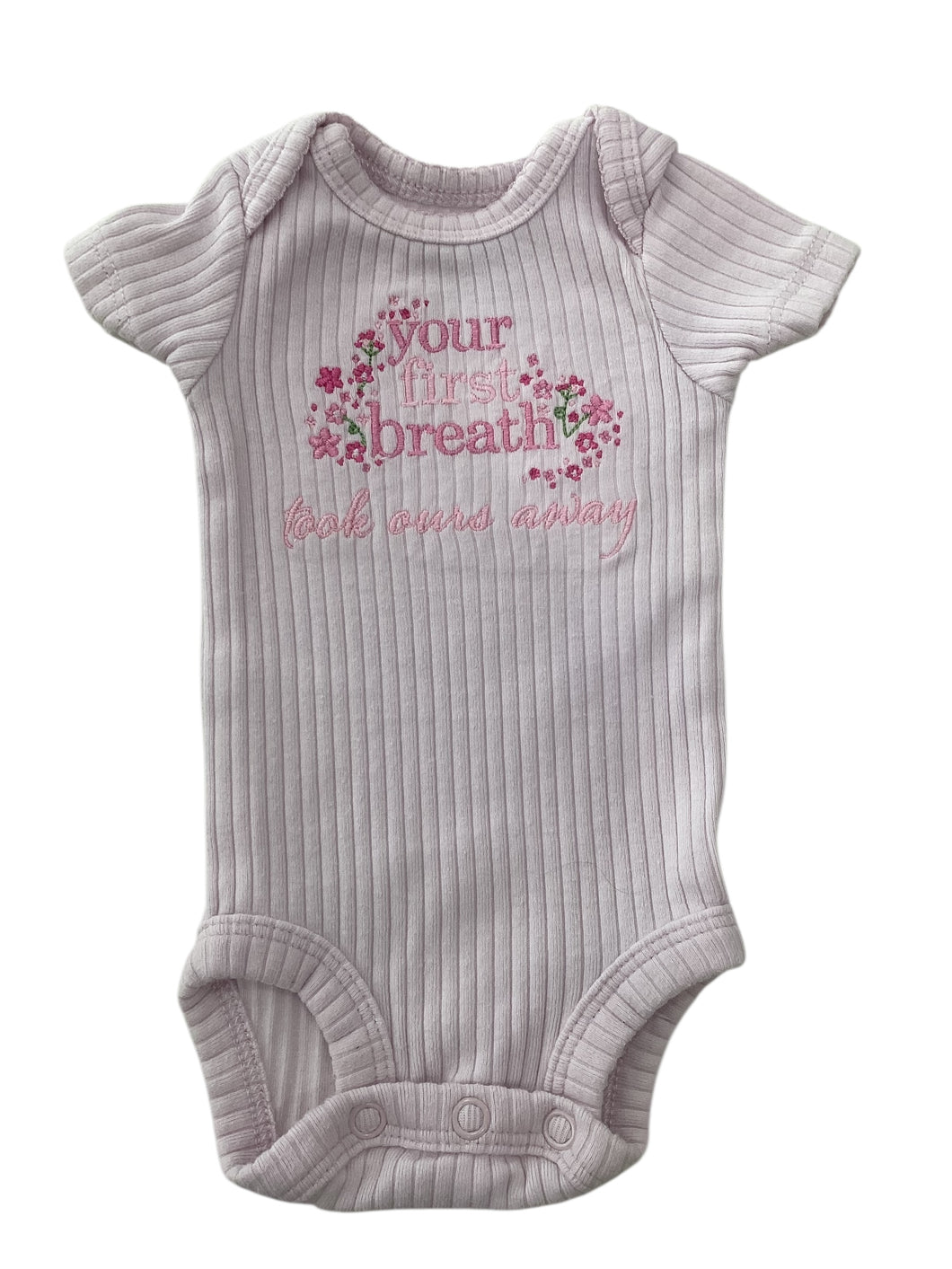 Preemie - Your First Breath Took Ours Away - Pink