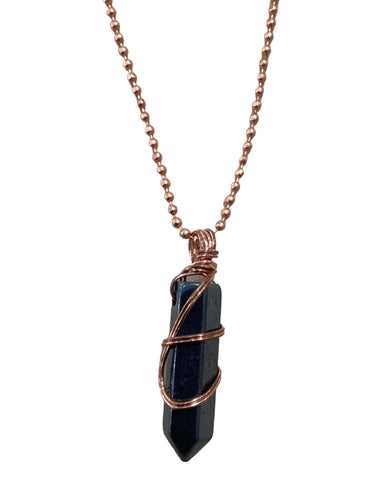 Hematite Point Pendant