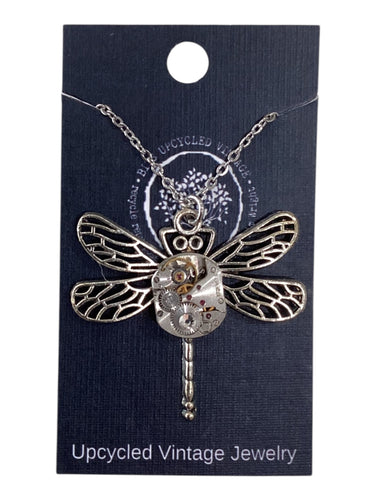 Steampunk Dragonfly Necklaces