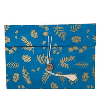 Large Hardcover Journal with Tie - Blue