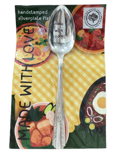 "Made With Love" Serving Spoon