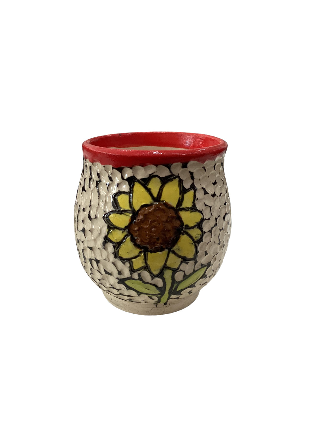 Red Sunflower Wine Cup