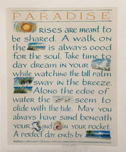 Paradise Poster Print - 8" x 10"