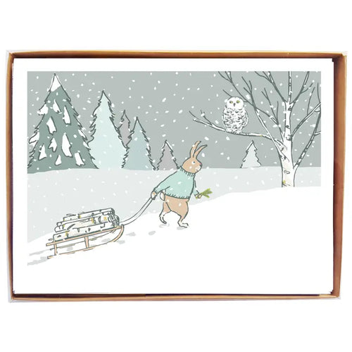 Rabbit and Owl - Box of 8