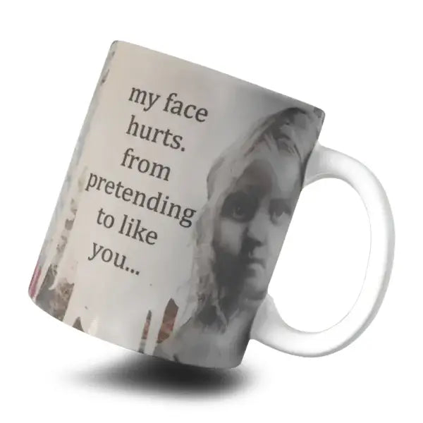 Face Hurts Coffee Mug