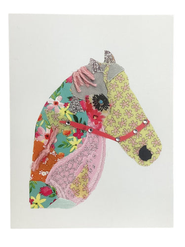 Notecard - Pink Horse