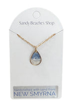 Custom Sand Necklace Wave -Gold