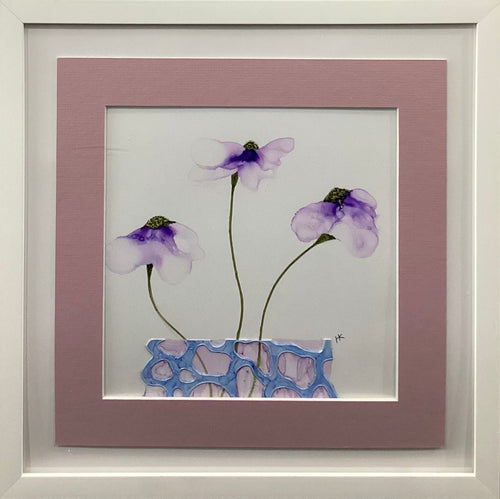 Purple/Mauve/Blue Floral