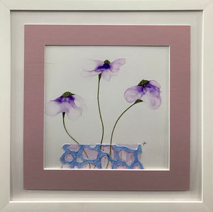 Purple/Mauve/Blue Floral