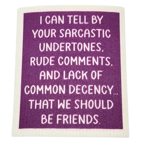 Swedish Dishcloth - We Should Be Friends